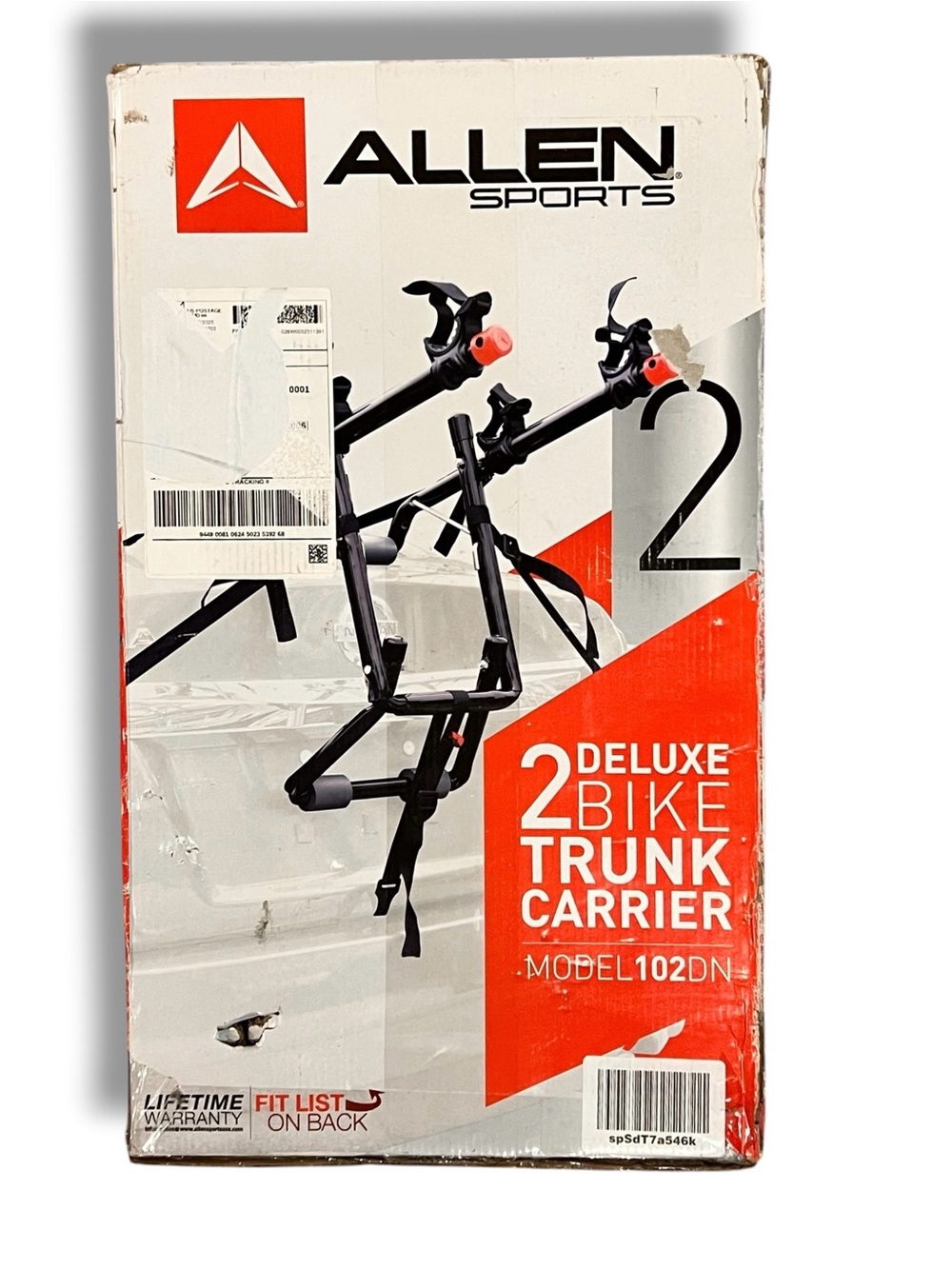 NEW Allen Sports Deluxe Bike Carrier 2 Bicycle Trunk Mounted Carrier 102DN